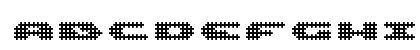UP Tiny lcd four 8 decoC Regular Uppercase Preview