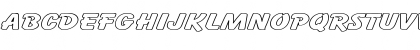 URWAntiquaAltTSup Italic Uppercase Preview