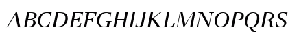 URWBassorahT Italic Uppercase Preview