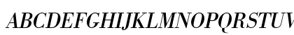 URWBodoniTNar Oblique Uppercase Preview