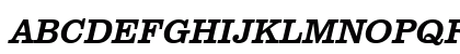 URWClarendonTNar Oblique Uppercase Preview