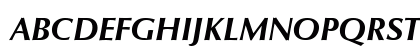 URWClassicoT Bold Italic Uppercase Preview