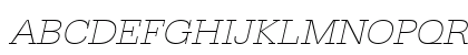 URWEgyptienneTExtLigExtWid Oblique Uppercase Preview