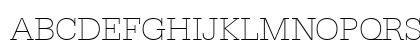 URWEgyptienneTExtLigWid Regular Uppercase Preview