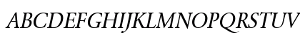 URWGaramondTExtNar Oblique Uppercase Preview