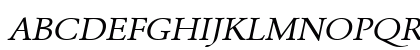 URWGaramondTExtWid Oblique Uppercase Preview