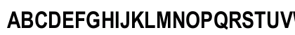 Arial Narrow Bold Regular Preview