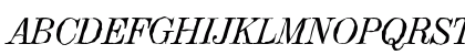ValenciaAntique Italic Preview