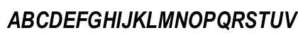 Arial Narrow Bold Italic Regular Preview