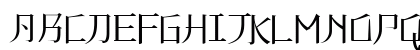 KANEIWA alp regular Regular Uppercase Preview