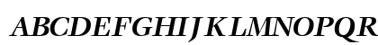 VoraceSSK Bold Italic Uppercase Preview