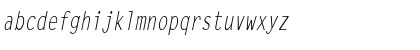 LetterGothicCond Italic Font