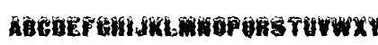 WACKY29 HU Normal Lowercase Preview
