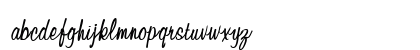 Waugh Regular Lowercase Preview