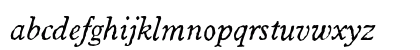 WorcesterAntique Italic Lowercase Preview