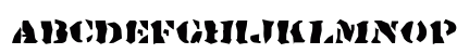 FZ WACKY 17 Normal Lowercase Preview