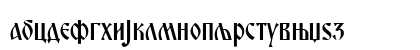 C_YU Miroslav Regular Lowercase Preview