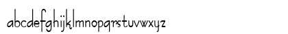 Bernie Condensed Bold Lowercase Preview