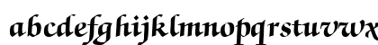 ZabriskieScriptSwashHeavy Regular Lowercase Preview