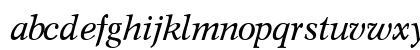 ZafraSSK Italic Lowercase Preview