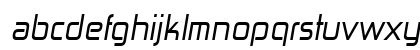 Zekton Rg Italic Lowercase Preview