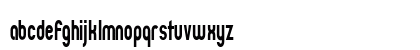 Zillah Modern Narrow Regular Lowercase Preview