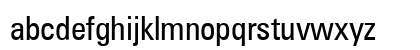 Zurich-Condensed HU Normal Lowercase Preview