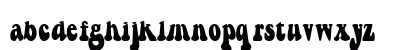 Berthside Regular Lowercase Preview