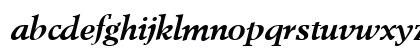 Bestseller BoldItalic Lowercase Preview