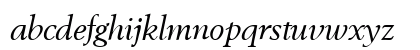 Bestseller RegularItalic Lowercase Preview