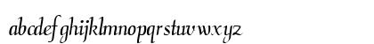 AriaScriptSSi Regular Lowercase Preview