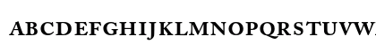 Adobe Caslon SemiboldSC Lowercase Preview
