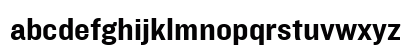 Knockout Medium Lowercase Preview