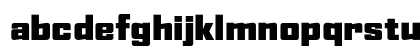 AgencyFBBlackWide Regular Lowercase Preview