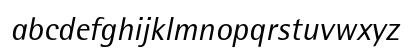 AgfaRotisSemisans Italic Preview