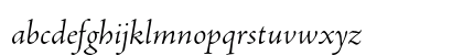 Adobe Jenson Pro Light Italic Subhead Preview