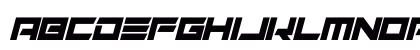 Alien Remix Italic Lowercase Preview