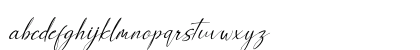 Anthony Hartman Italic Lowercase Preview