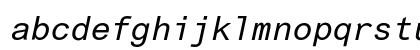 Arial Monospaced MT Std Oblique Preview