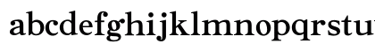 Ascendant Serif - Personal Use Bold Lowercase Preview