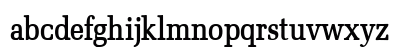 Bid Roman Condensed Bold Lowercase Preview