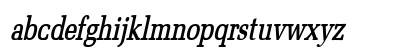 Bid Roman Thin Bold Italic Lowercase Preview