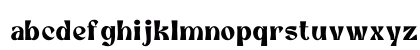 Balmore Regular Lowercase Preview