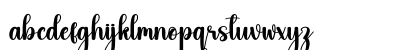 Barbie Bold Regular Lowercase Preview