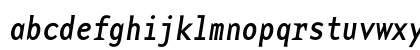 BaseMono NarrowRegItalic Preview