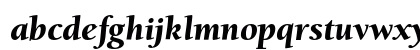 BerkeleyOldStyleEF BlackItalic Lowercase Preview