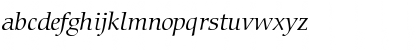 Biro Script reduced Regular Lowercase Preview