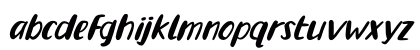 Blintzie Regular Lowercase Preview