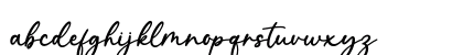 Blooming Regular Lowercase Preview