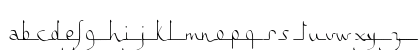 BousniRonde LT Std Light Regular Lowercase Preview